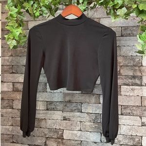 BCBGeneration XXS Black Crop Top